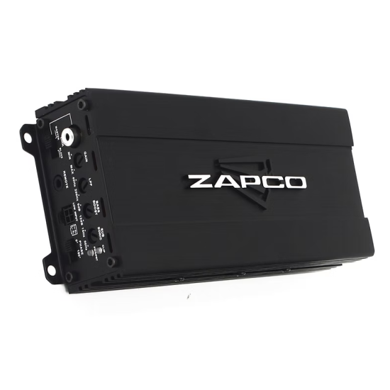 ZAPCO ST-501D SQ MINI Monofoniczny wzmacniacz klasy D w kompaktowej obudowie 1Ω: 1 x 530 watów RMS
